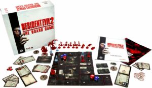 Resident Evil 2: The Board Game components