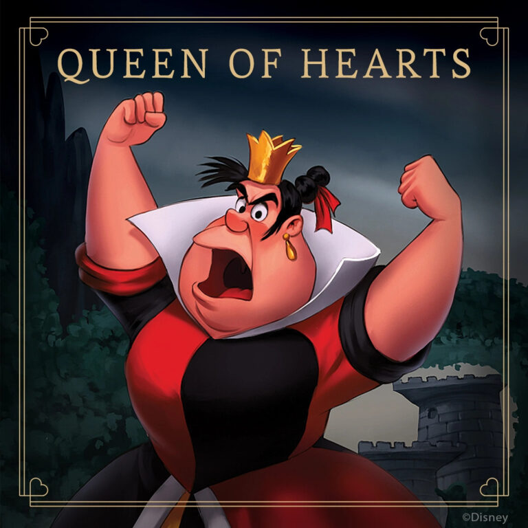 Hoe win je met The Queen of Hearts in Disney Villainous?